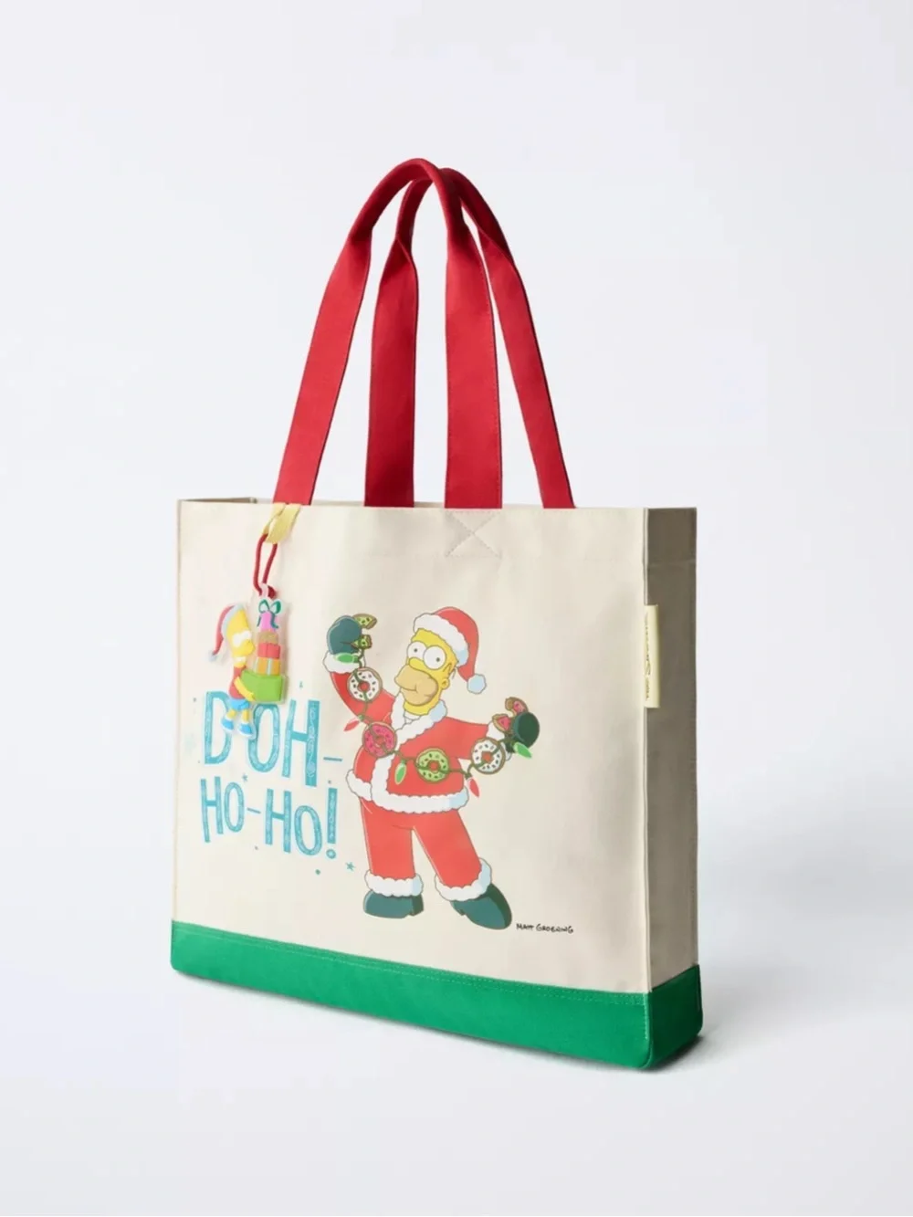 THE SIMPSONS ™ MATT GROENING SHOPPER BAG w/TOILETRY BAG SET